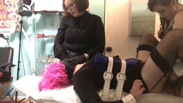 mistress humiliate her slave - Testing Out A Filthy Slut In The Medical Room With Vivienne Lamour