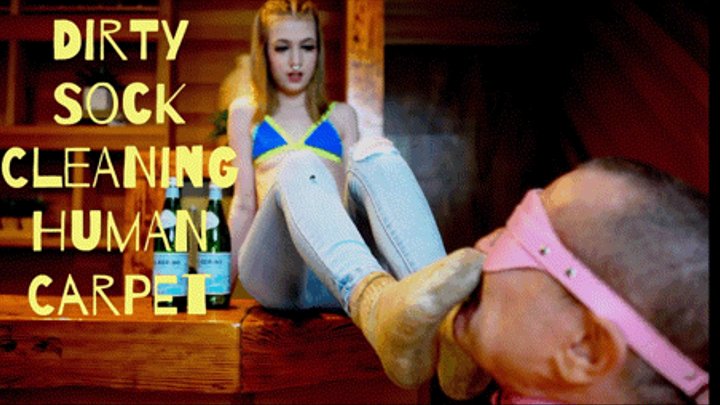 Domina Planet feet femdom vk – Dirty Sock Cleaning Human Carpet. Starring Queen Daisy Bean