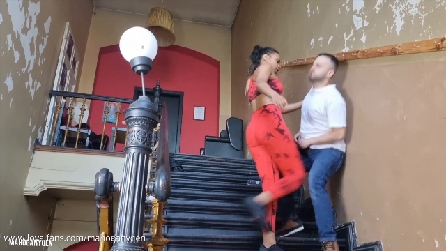 MahoganyQen ball busting dom: Ballbusting Workout with Homeless Looser