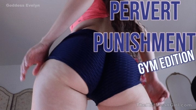 Goddess Evelyn femdom pov joi – Pervert Punishment Gym Edition