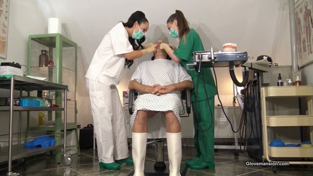 Glove Mansion – Double Dentist Exam And Milking Stage 1 (MP4)