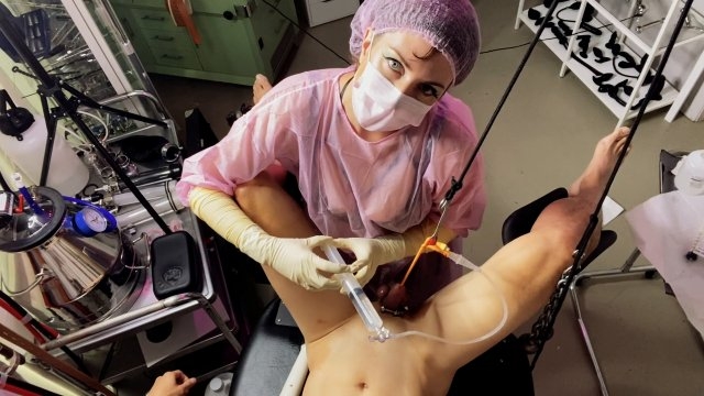 Mistress Odette Clips – Bladder Irrigation and Hands-Free Ejaculation with Doctor Odette
