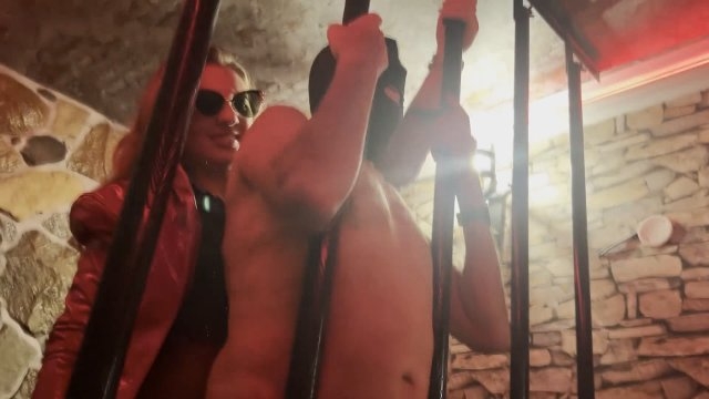 Stapana Zeida DFC – Brutal PRISON CBT – single tail whipping his dick